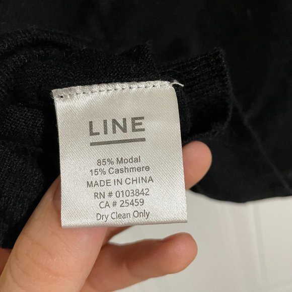 Line Black Soft Sweater - Picture 2 of 4
